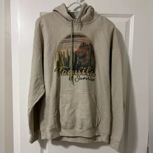 Women’s Gilden Heavy Blend Hoodie, Tequila Sunrise, Large, Tan